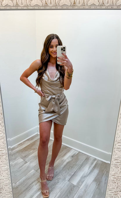 Satin Effect Dress