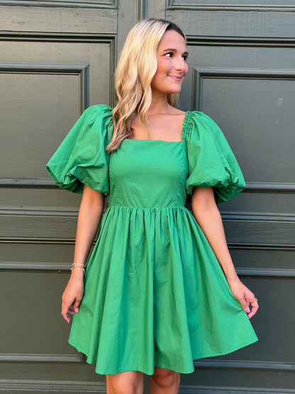 Sula Dress(kelly green)