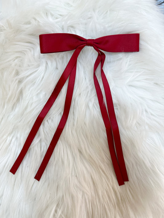 Hair Ribbon(maroon)