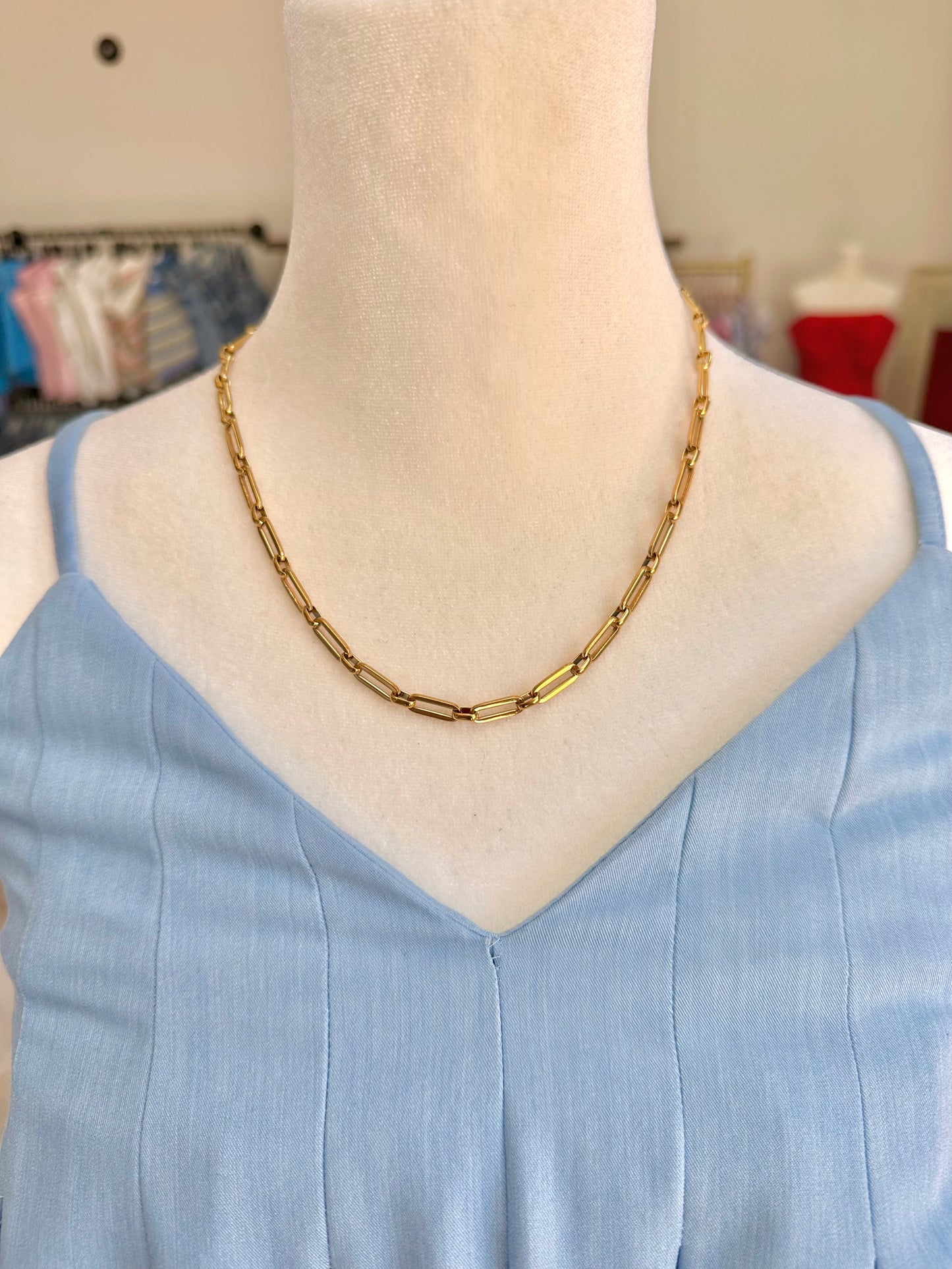 Paperclip Chain Necklace