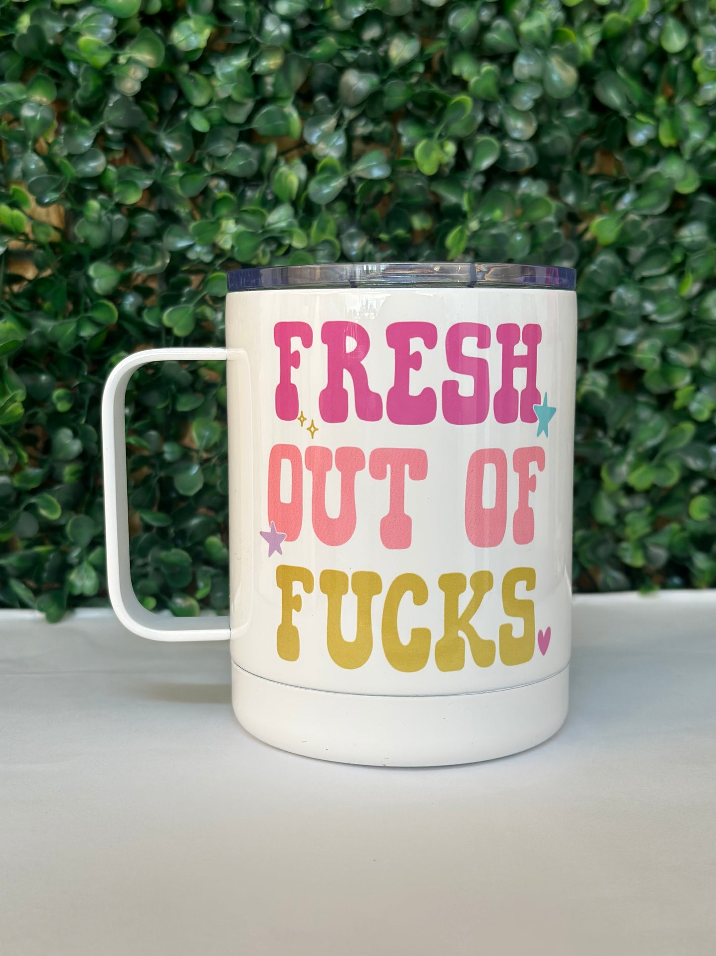 Fresh Out Of F*cks mug